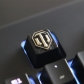 1pc Personalized Artisan Metal Keycaps for Mechanical Gaming Keyboard PUBG / WOT / WOW
